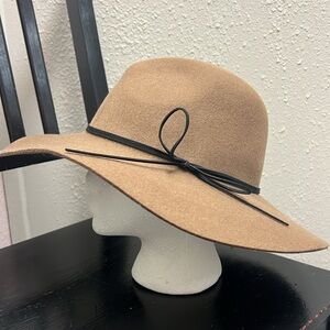 *NEW* ARITZIA Alxiliary Tobacco Western Wool Fedora Hat Size M/L